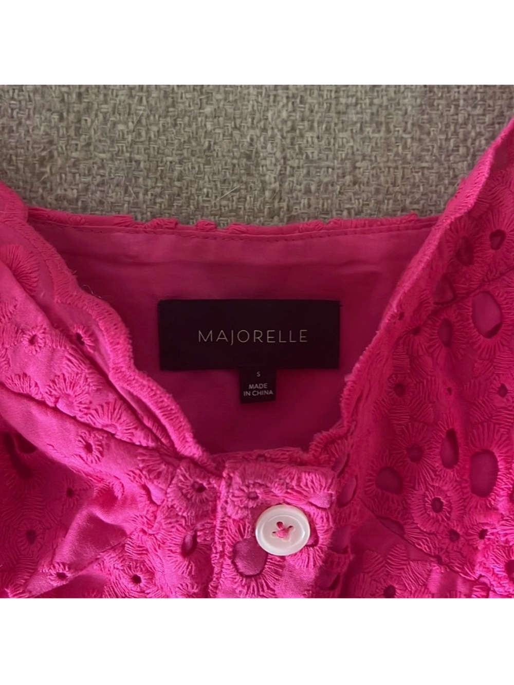 MAJORELLE button tank top - Picture 3 of 5